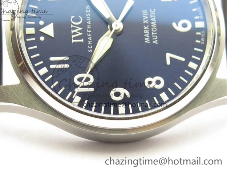 MIROTIME 0513 MARK XVIII Le Petit Prince IW327004 SS FKF 1:1 Best Edition Blue Dial On Brown Leather Strap Trendsetting 7117